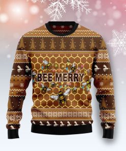 Bee Merry Christmas Ugly Sweatshirt, Sweater