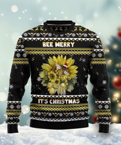 Bee Merry Its Time Christmas Ugly Sweatshirt, Sweater