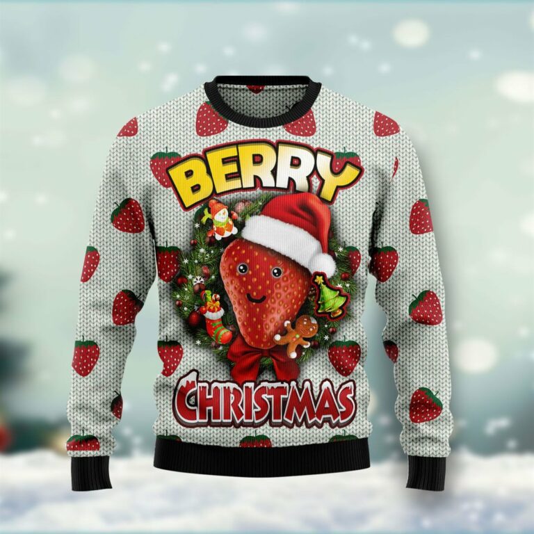 Berry Christmas Christmas Ugly Sweatshirt, Sweater