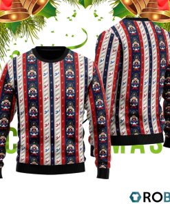 Best Christmas Striped 3D Print Ugly Christmas Sweater RB2457