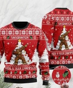 Bigfoot Ugly Christmas Sweater RB3248