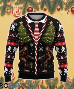 Bigfoot 3D Print Ugly Christmas Sweater RB3834