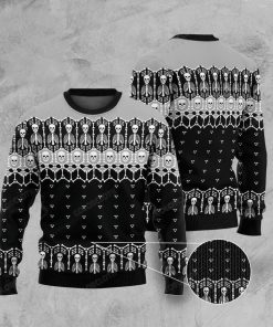 Black And White Skeleton Christmas Ugly Sweatshirt, Sweater