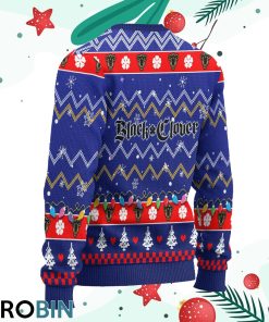 Black Clover Anime Ugly Christmas Sweater Characters Xmas Gift