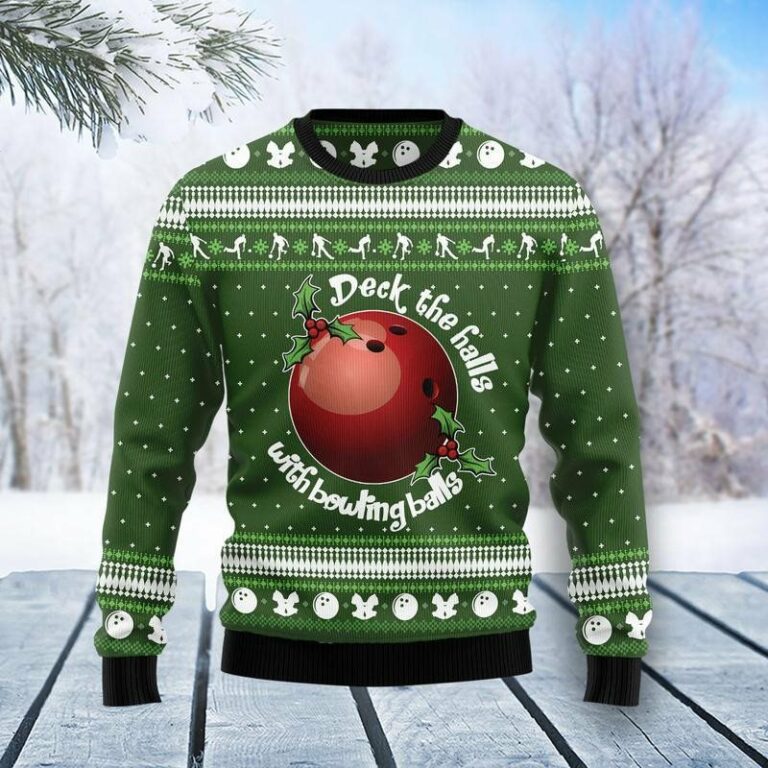 Bowling Ball Ugly Sweatshirt, Sweater