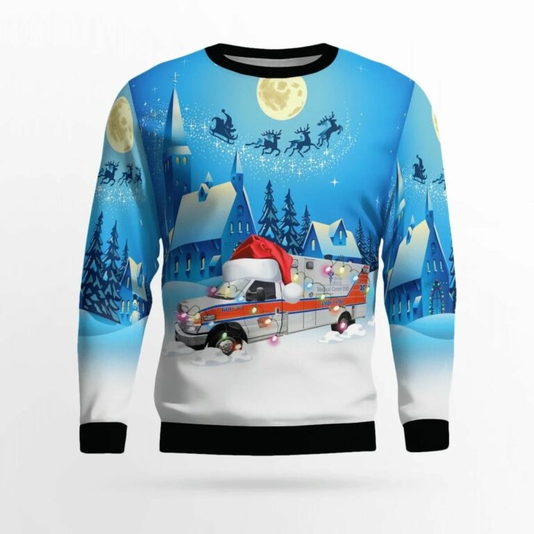 Bowling Green Medical Center EMS All Over Print Ugly Sweatshirt, Sweater