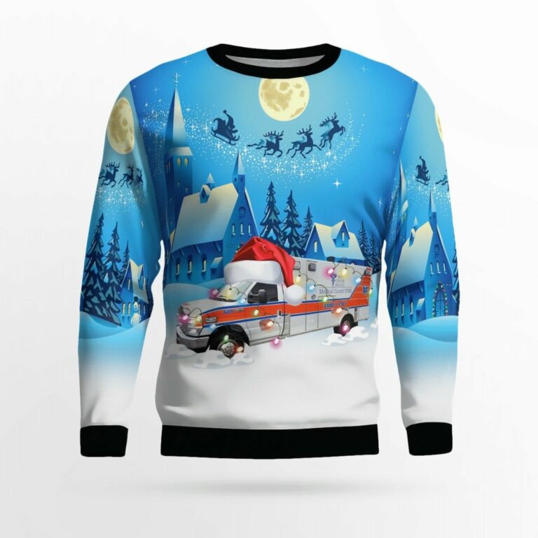 Bowling Green Medical Center EMS Ugly All Over Print Ugly Sweatshirt, Sweater