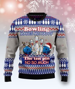 Bowling Merry Christmas Christmas Ugly Sweatshirt, Sweater