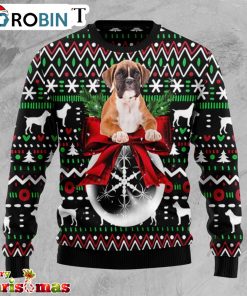 Boxer Xmas Ball Ugly Christmas Sweater – Best Xmas Gift