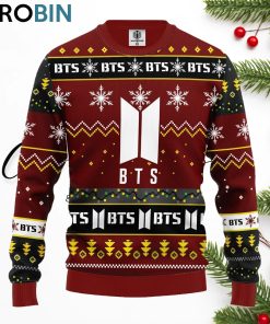 bts ugly christmas sweater red brown 1 ckbsrm