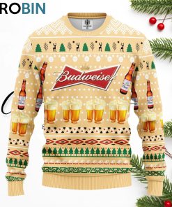 budweiser beer ugly christmas sweater 1 havzqc