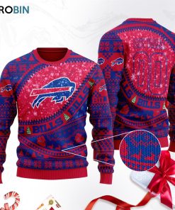 buffalo bills football football ugly christmas sweater sweatshirt swt sv6hc1