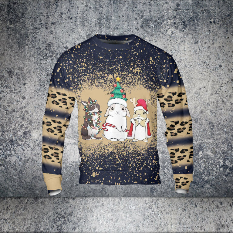 Bunny Christmas Icon Ugly Christmas Sweatshirt – Sweater