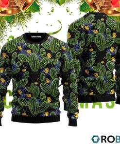 Cactus Christmas Pattern 3D Print Ugly Christmas Sweater RB2204 Cactus Christmas Pattern 3D Print Ugly Christmas Sweater RB2204