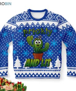 cactus prickly and lit ugly christmas sweatshirt sweater 1 g5ltq5