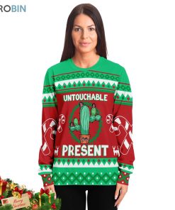 Cactus Untouchable Ugly Christmas Sweatshirt, Sweater