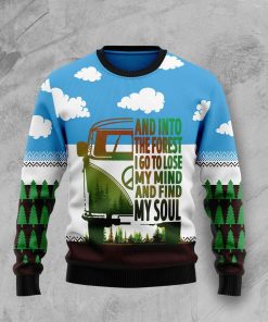 Camping Forest My Soul Ugly Sweatshirt, Sweater