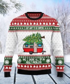 Camping Ugly Christmas Sweatshirt, Sweater