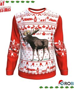 Canada Christmas Ugly Sweatshirt, Sweater