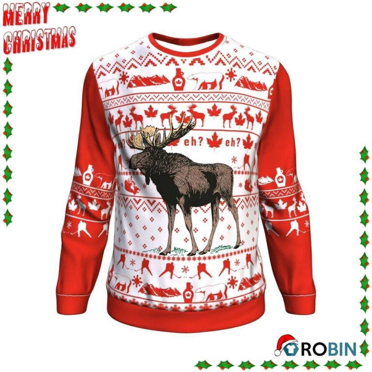 Canada Christmas Ugly Sweatshirt, Sweater