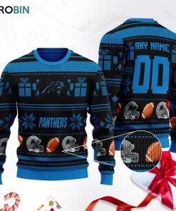 carolina panthers football ugly christmas sweater sweatshirt swt rhhebj