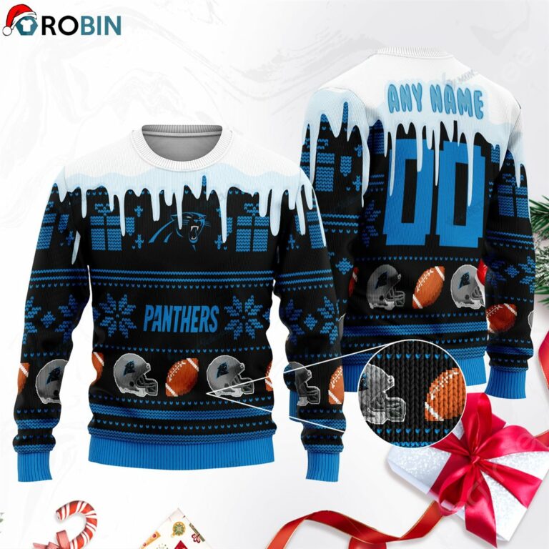 Carolina Panthers Ugly Christmas Sweater, Sweatshirt SWT171