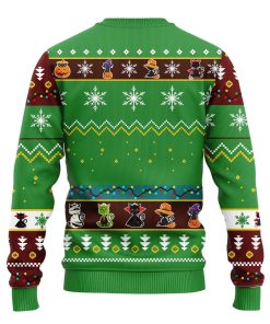 Cat Cute Witcher Noel Mc Christmas Ugly Sweatshirt, Sweater
