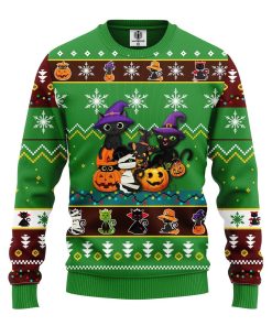 Cat Cute Witcher Noel Mc Ugly Christmas Sweater RB4340