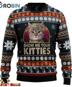 cat show me your kitties xmas jumper holiday pullover ugly christmas sweater 1 xruurl