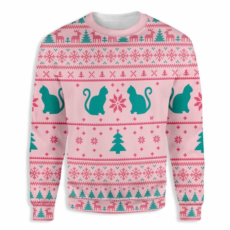Cats Love Christmas Christmas Ugly Sweatshirt, Sweater