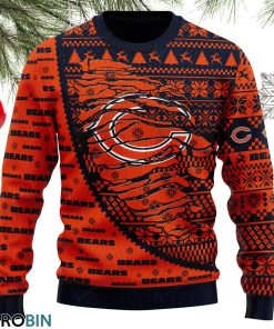Chicago Bears Football Ugly Christmas Sweater, Sweatshirt SWT129 Chicago Bears Football Ugly Christmas Sweater, Sweatshirt SWT129