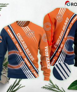 Chicago Bears Personalized Ugly Christmas Sweater, Sweatshirt BG02 Chicago Bears Personalized Ugly Christmas Sweater, Sweatshirt BG02