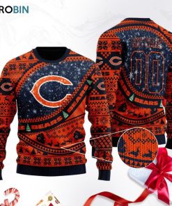 chicago bears ugly christmas sweater sweatshirt swt ke1vws