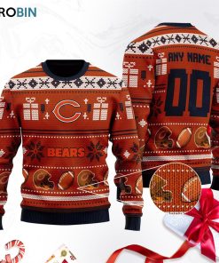chicago bears ugly christmas sweater sweatshirt swt utophq