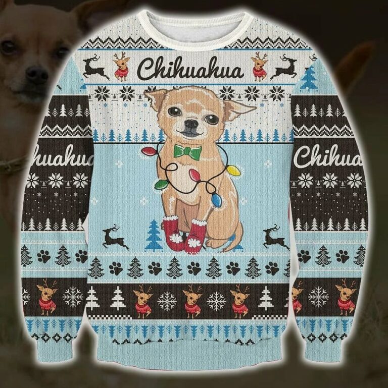 Chihuahua Dog Ugly Christmas Sweater RB4897