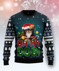 Chihuahua Oh My Dog Christmas Ugly Sweatshirt, Sweater