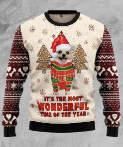 Chihuahua The Most Beautiful Time Christmas Ugly Sweatshirt, Sweater