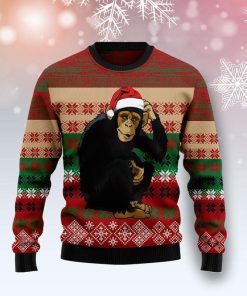 Chimpanzee Ugly Sweatshirt, Sweater