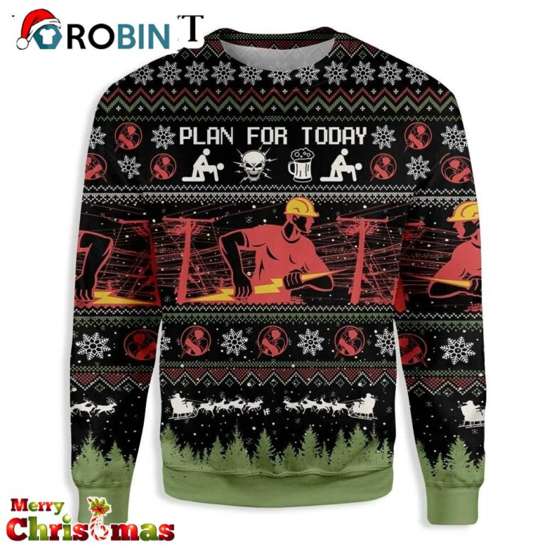 Christian Electrician Ugly Christmas Sweater – Best Xmas Gift