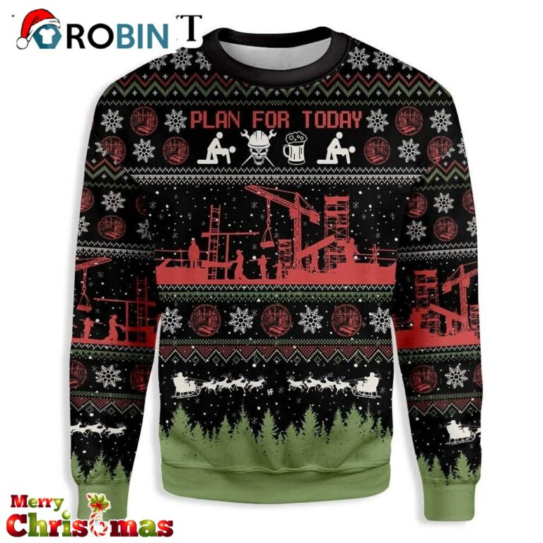 Christian Ironworker Ugly Christmas Sweater – Best Xmas Gift