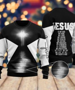 Christian Jesus All Over Print Ugly Sweatshirt, Sweater Christian Jesus All Over Print Ugly Sweatshirt, Sweater