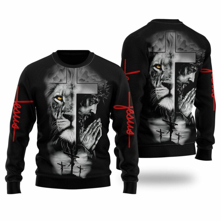 Christian Jesus Easter Christmas Ugly Sweatshirt, Sweater