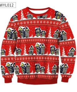 Christmas All Over Print Ugly Sweatshirt, Sweater