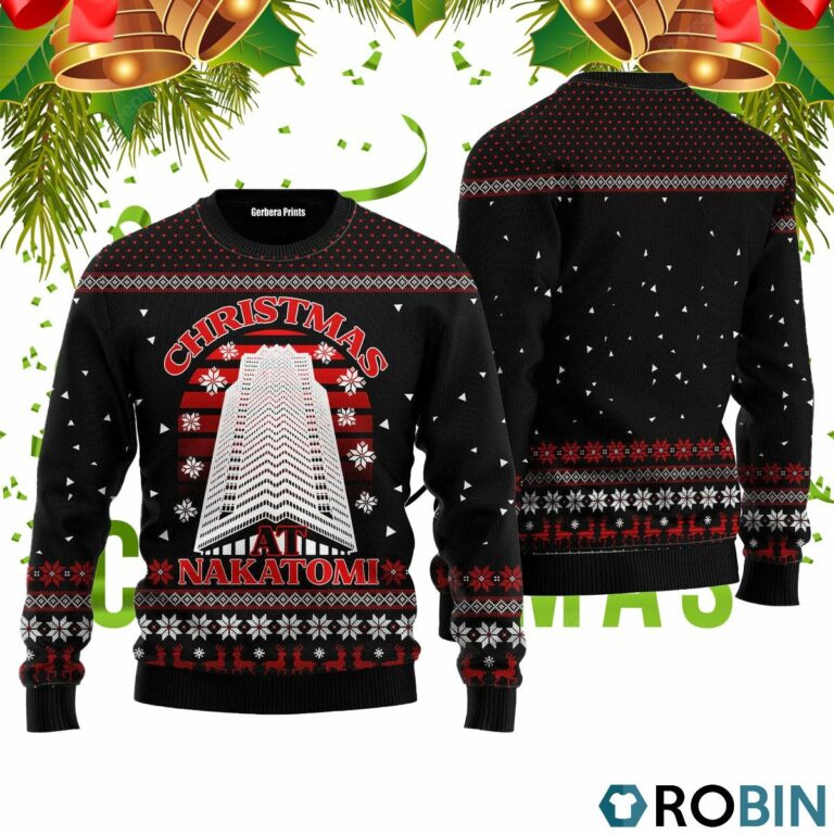 Christmas At Nakatomi Plaza Ugly Christmas Sweater RB4234