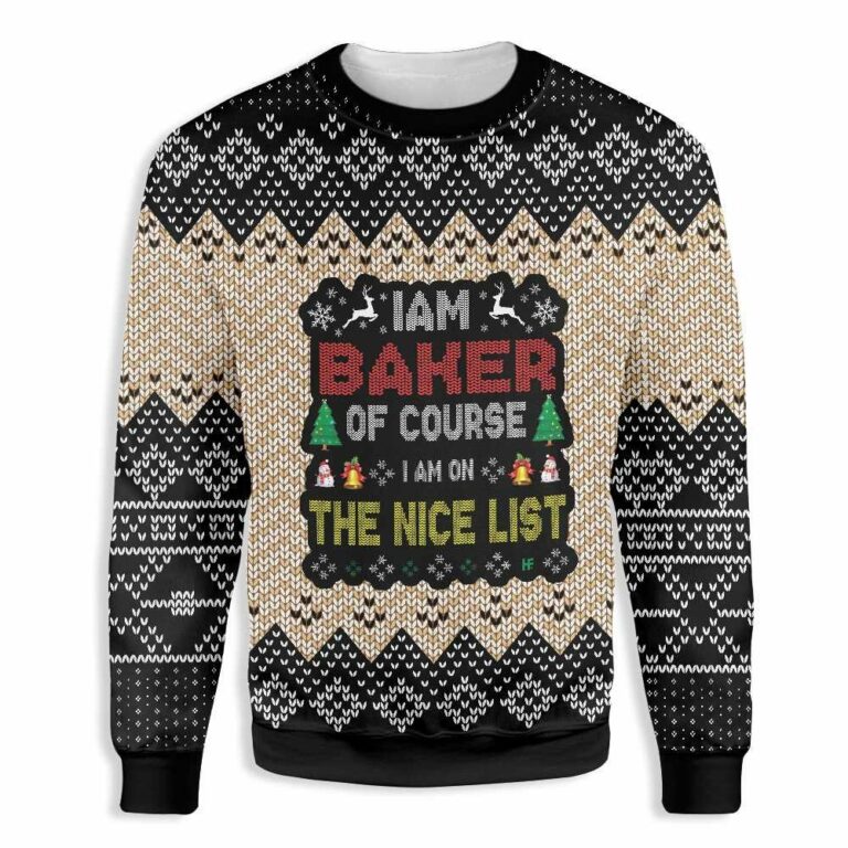 Christmas Baking Christmas Ugly Sweatshirt, Sweater