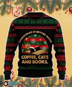 Christmas Better With Cat Ugly Christmas Sweater RB4459