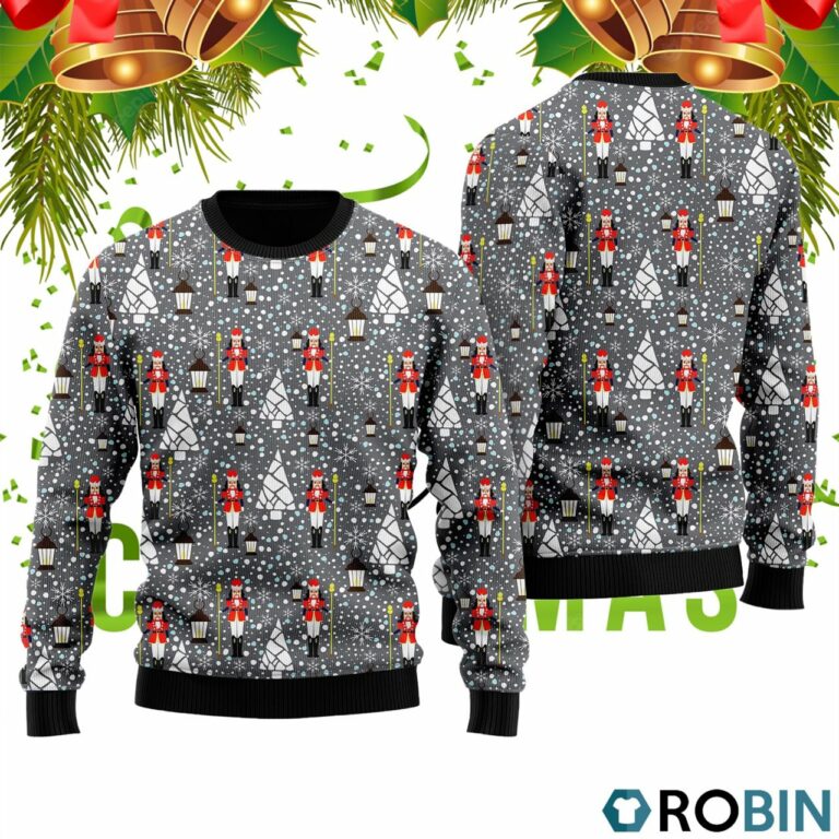 Christmas British Nutcracker Ugly Christmas Sweater RB2420