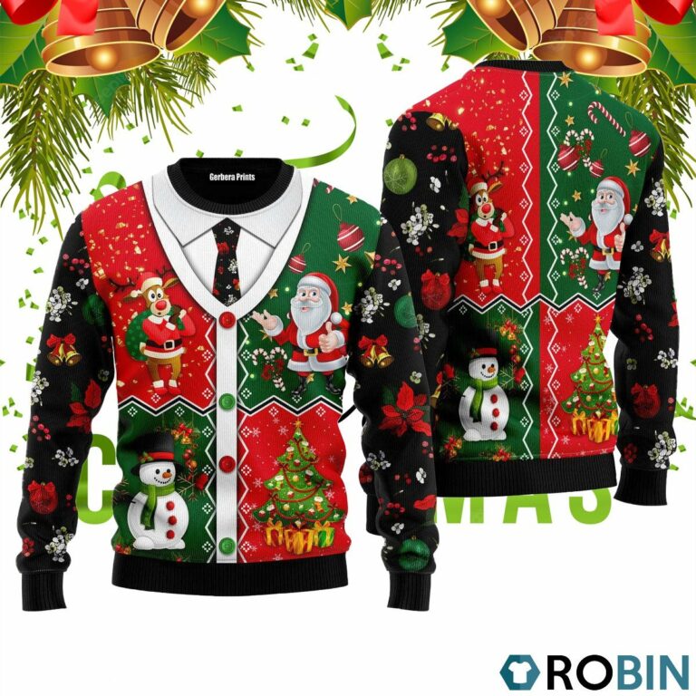 Christmas Cardigan Ugly Christmas Sweater RB4229