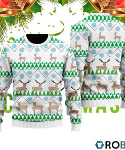 Christmas Deer Tree Ugly Christmas Sweater RB2033