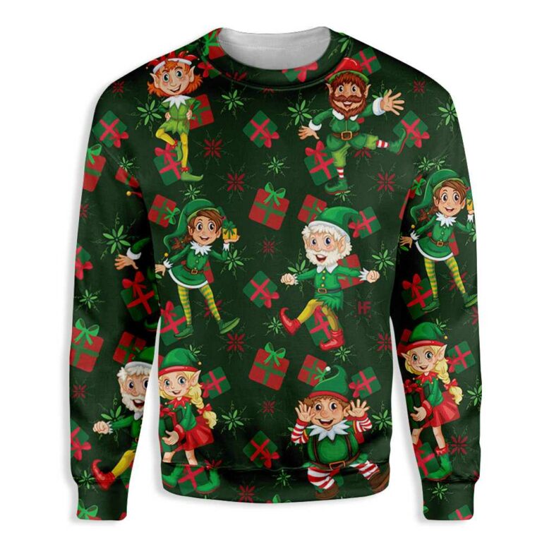 Christmas Elf Party Ugly Christmas Sweatshirt – Sweater